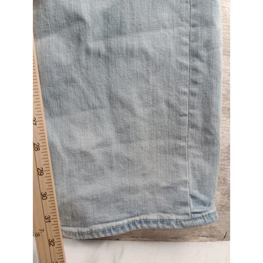 True Religion Ricky‎ Relaxed Straight Jeans Light Wash Distressed Men Size 34 - Picture 4 of 9